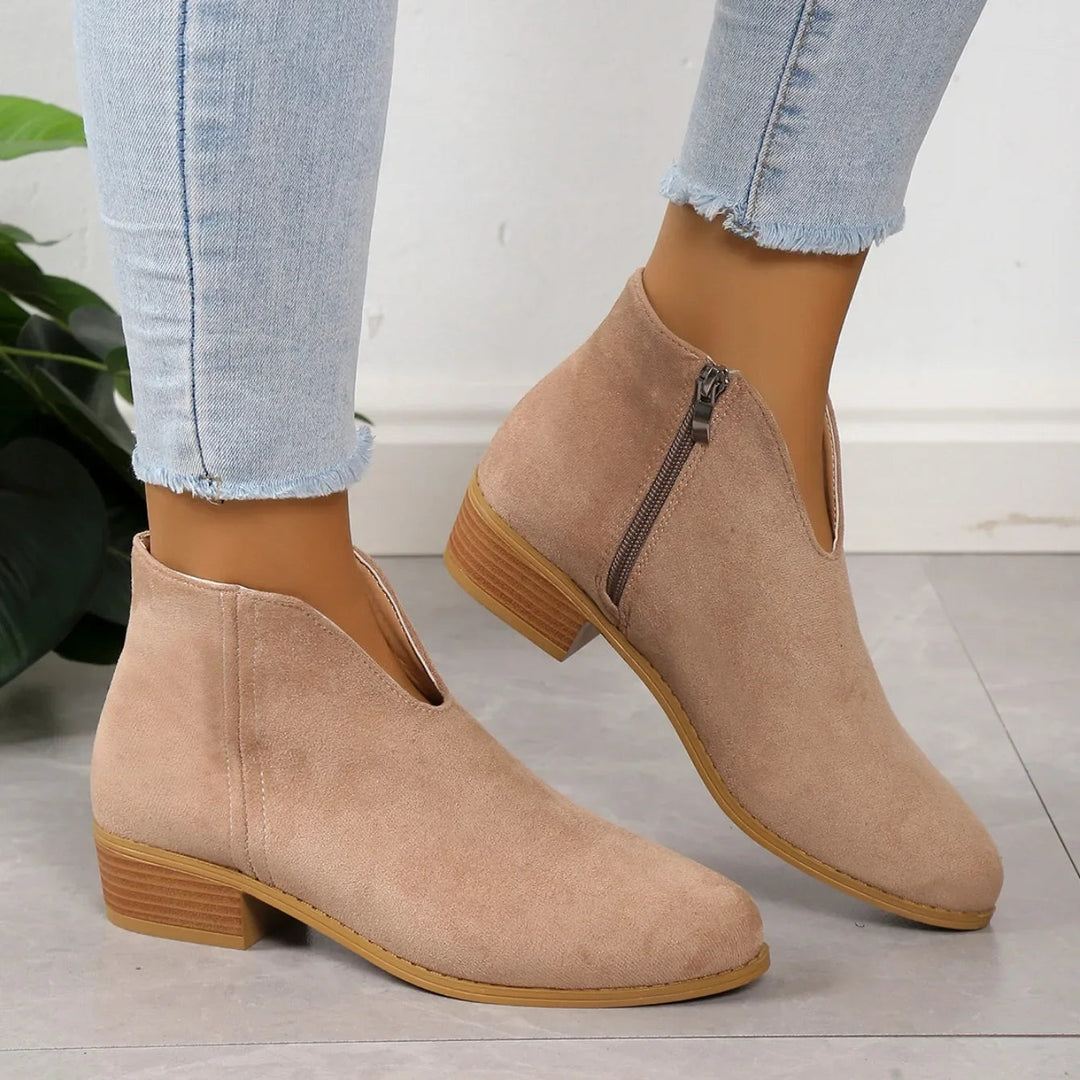 Levoire | Bottes en nubuck élégantes pour femmes Khaki