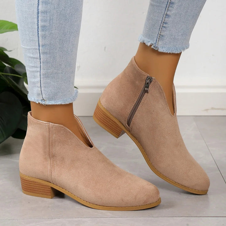Levoire | Bottes en nubuck élégantes pour femmes Khaki