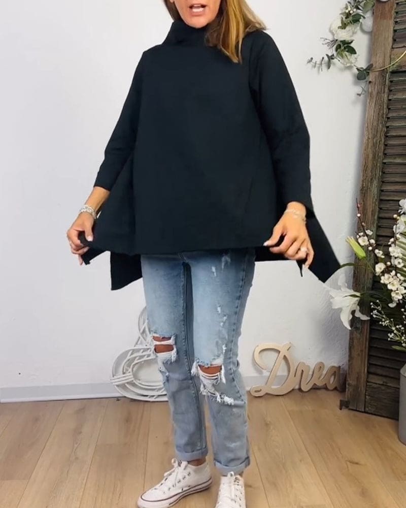 Levoire | Blouse Avec Encolure Arrondie Et Manches Longues