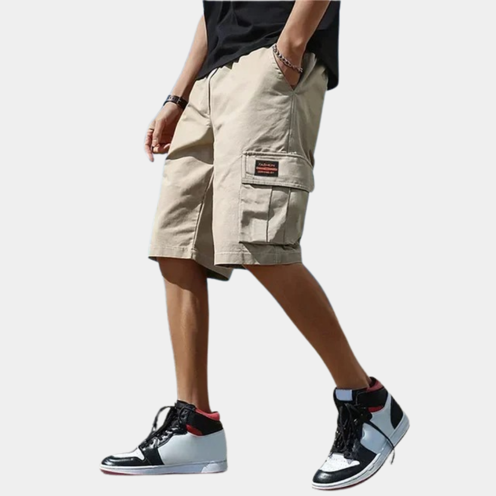 Levoire | Shorts cargo tendance pour hommes été pantalon court pour hommes Khaki