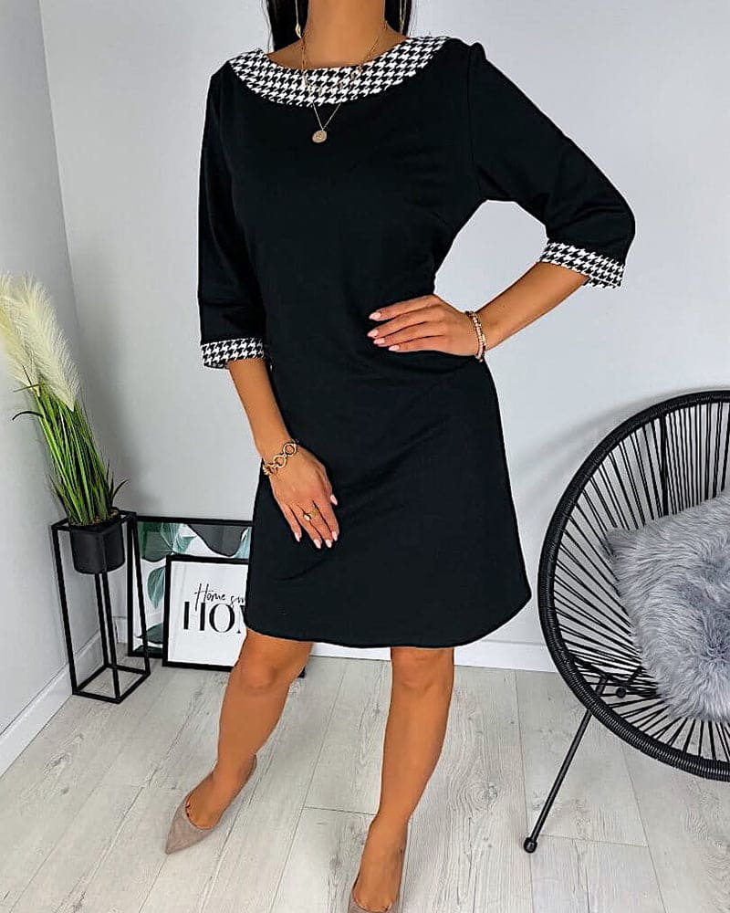 Levoire | Robe Simple Avec Col Rond