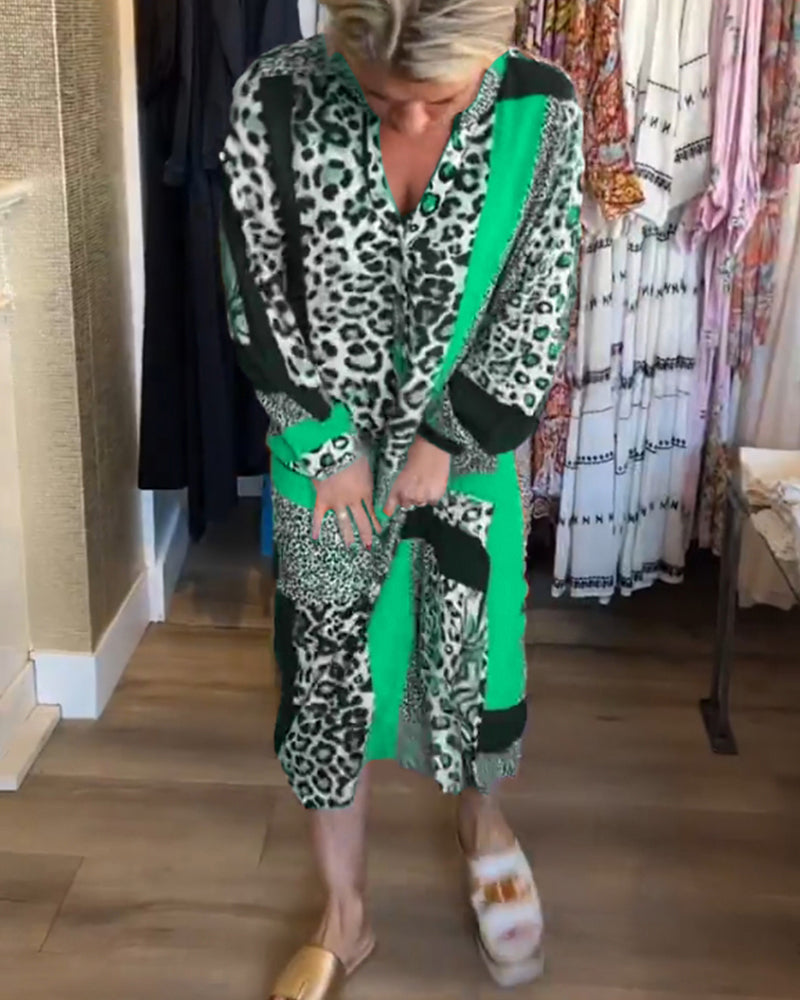 Levoire | Robe Avec Motif Léopard