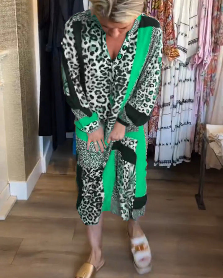 Levoire | Robe Avec Motif Léopard