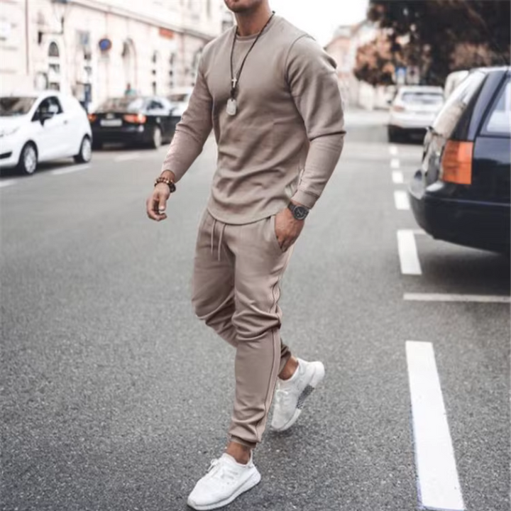 Levoire | Ensemble À Deux Pièces Pour Hommes Khaki