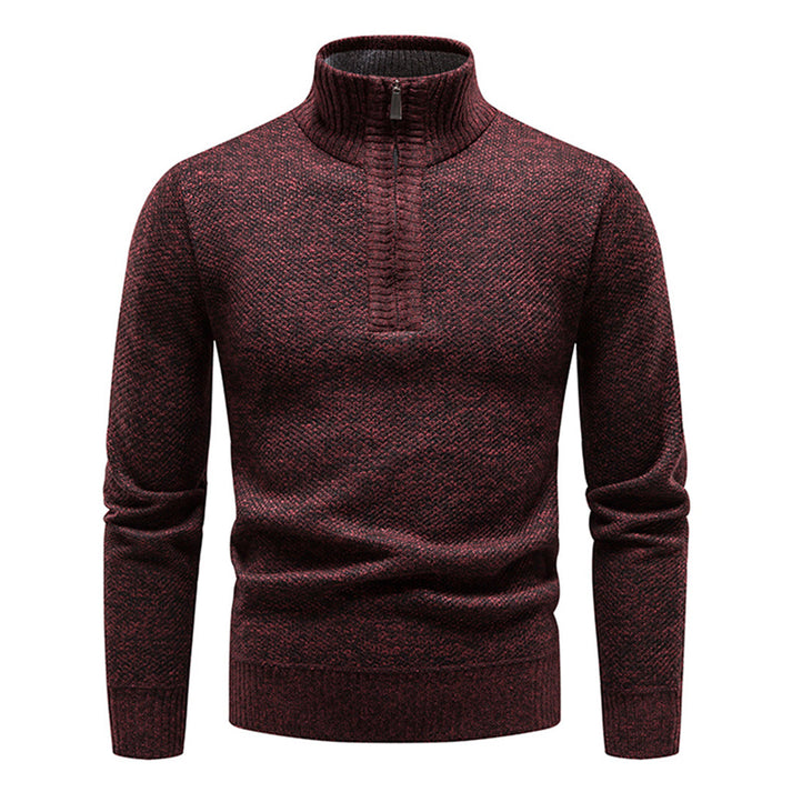 Levoire | Pull Homme Au Design Contemporain Rouge foncé
