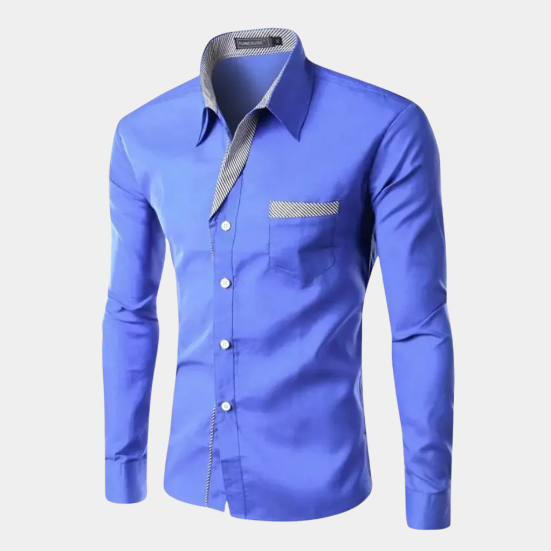 Levoire | Chemise Hommes Bleu