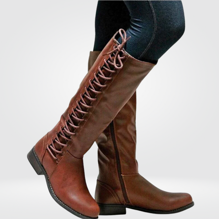 Levoire | Bottes Hautes Confortables Braun