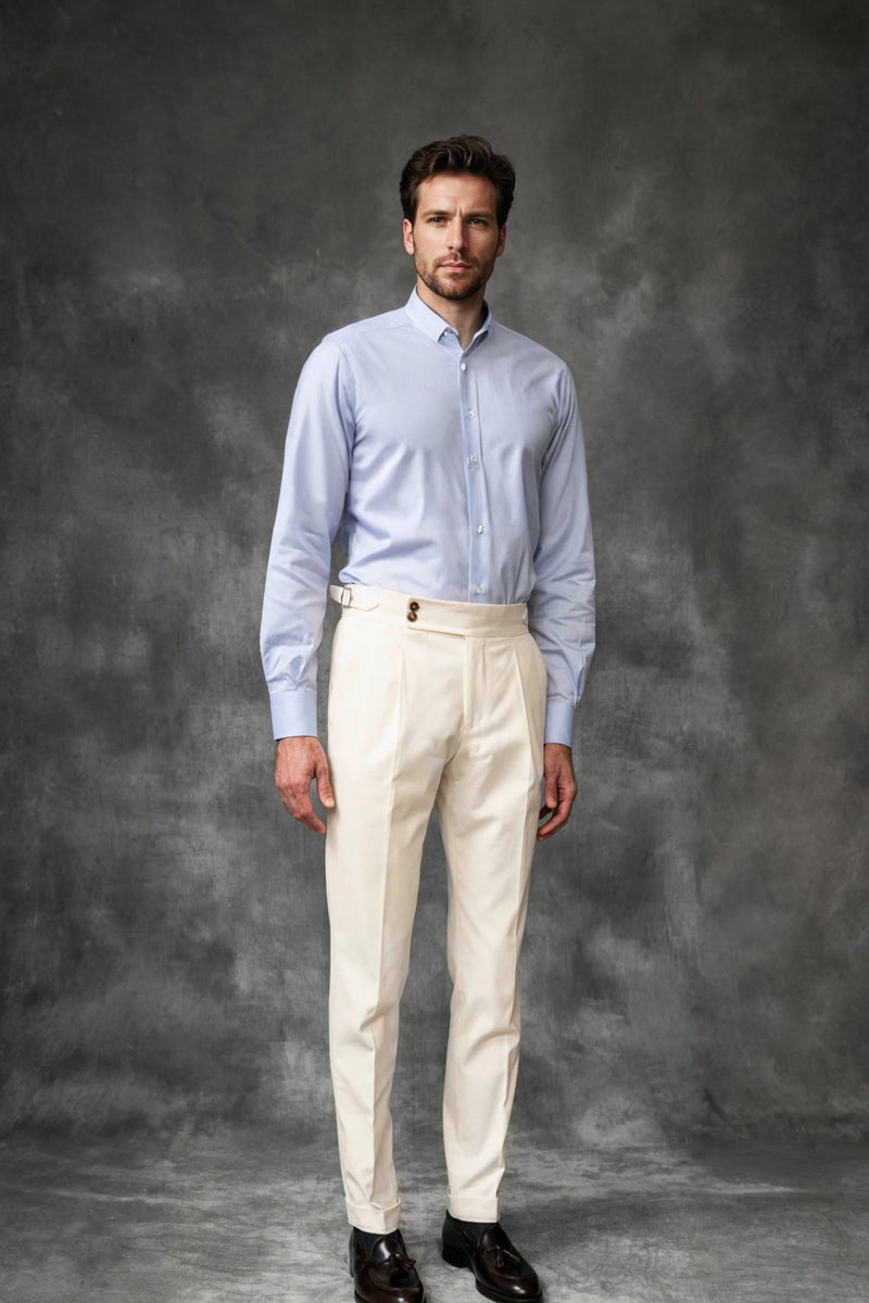Levoire | Pantalon Homme Chic Au Design Moderne Beige
