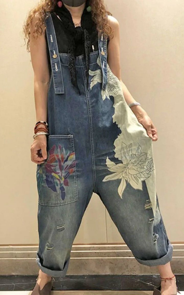 Levoire | Salopette En Denim Pour Femmes Style Bohème Et Confort