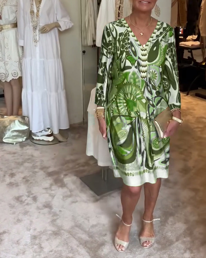 Levoire | Robe Vintage À Imprimé