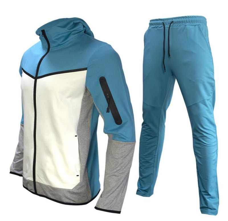 Levoire | Ensemble de sport pour hommes Look sportif et tendance Bleu clair