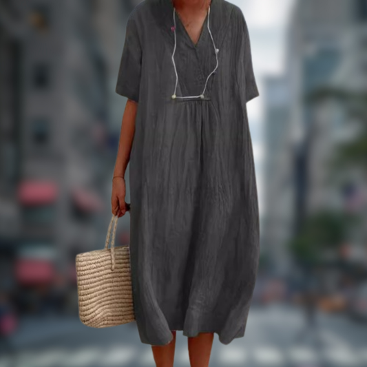 Levoire | Robe style Boho Gris Foncé