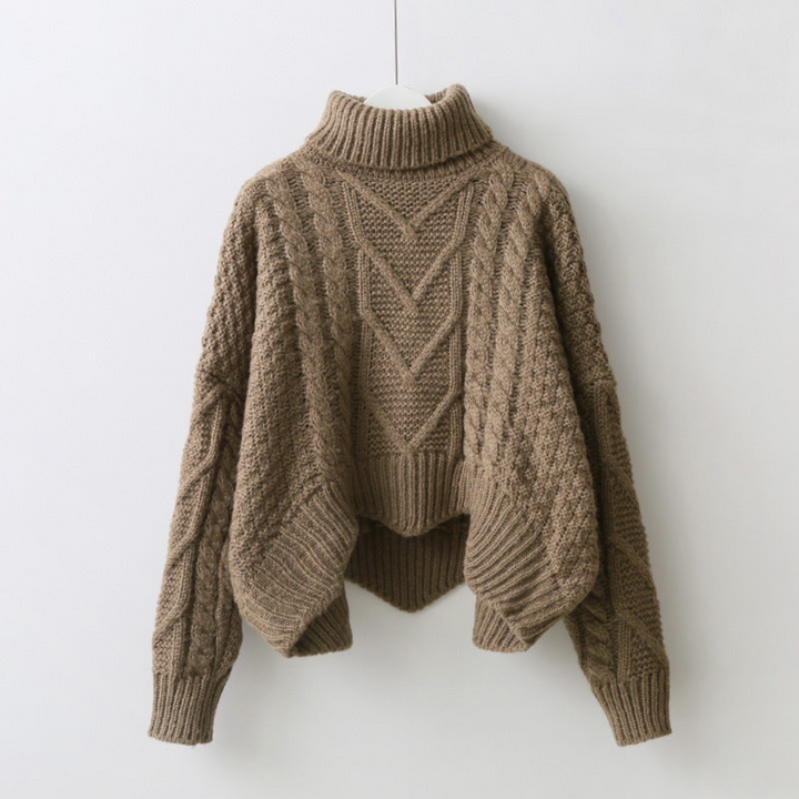 Levoire | Pull En Laine Pour Femmes Chaud Braun
