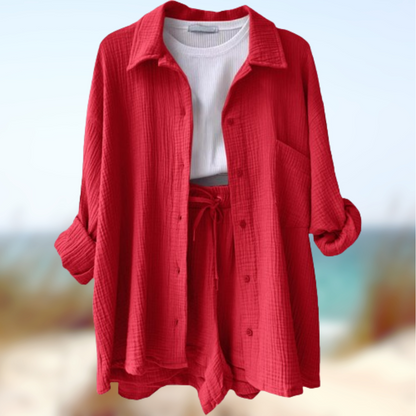 Levoire | Ensemble d'été à deux pièces Rosso