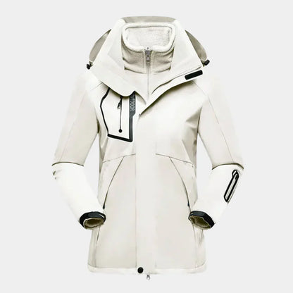 Levoire | Veste De Ski Imperméable Pour Femmes Blanc