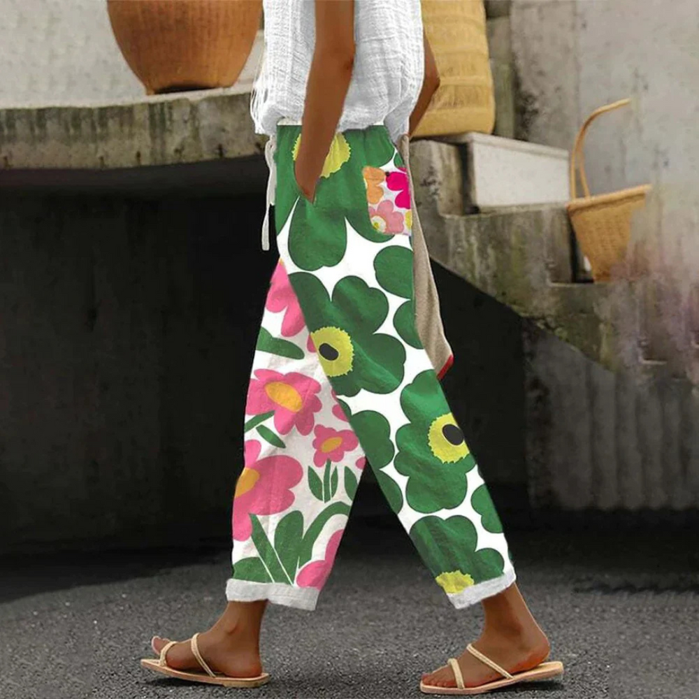 Levoire | Pantalon Taille Haute Pour Femmes Au Style Tendance Vert