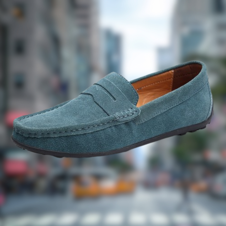 Levoire | Mocassin effet cuir suédé Verde