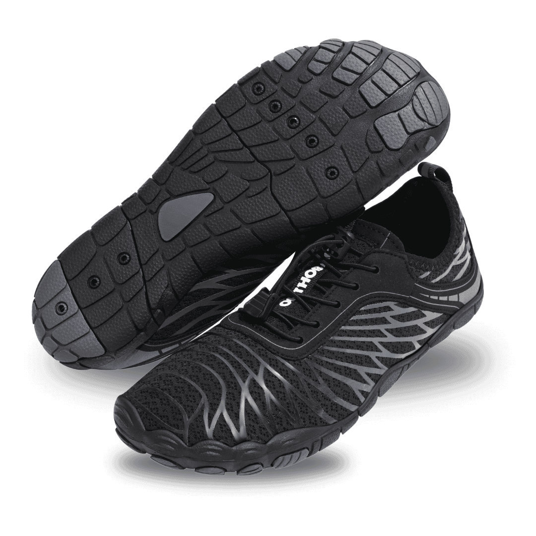 Levoire | Chaussure Barefoot Pour Le Confort Naturel Noir-gris