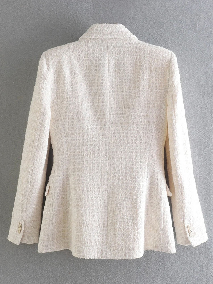 Levoire | Veste blazer chic à double boutonnage Détails élégants pour femmes
