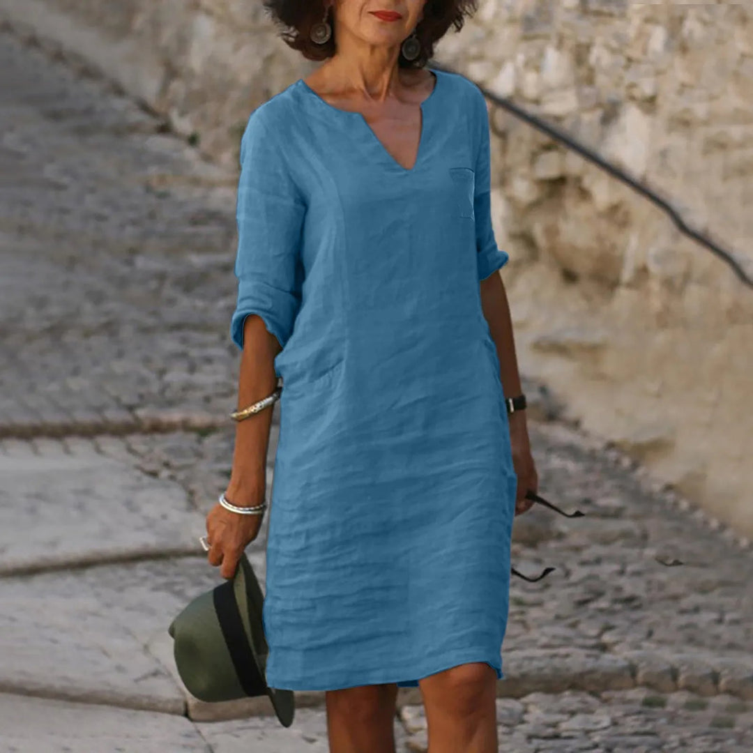 Levoire | Une Robe Gracieuse Bleu