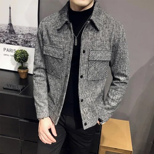 Levoire | Veste À Carreaux Pour Hommes Pour Toutes Les Saisons, Élégante Et Polyvalente