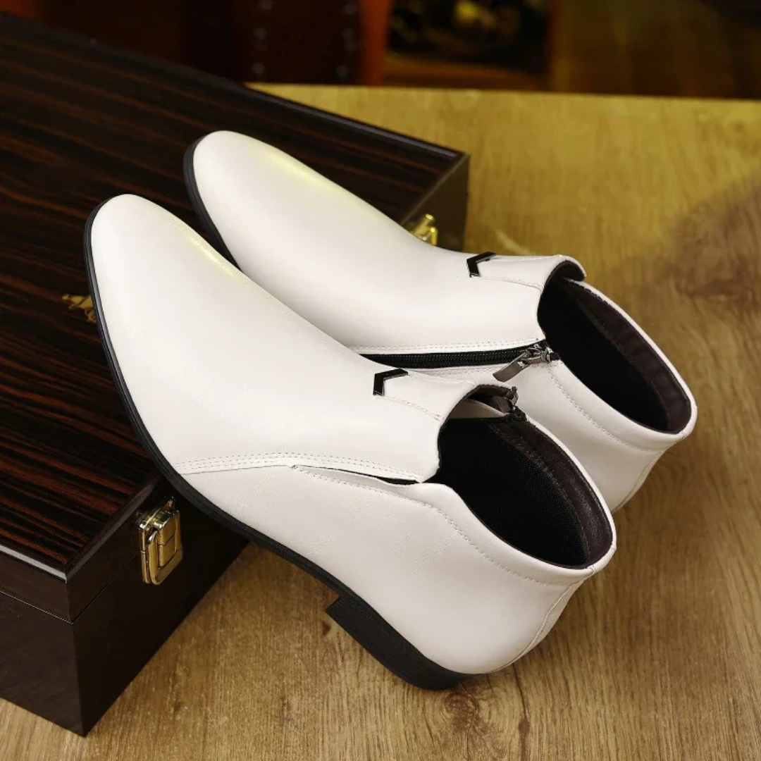 Levoire | Bottes À Glissière Latérale Pour - Hommes - Élégant Blanc