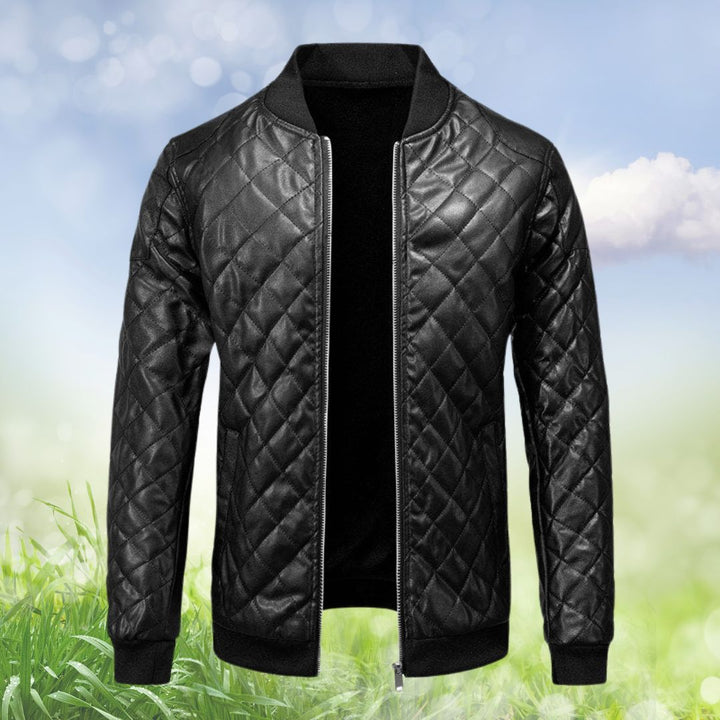 Levoire | Veste En Cuir Slim Fit Noir