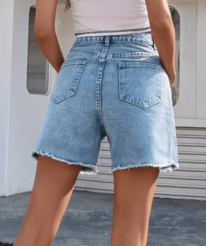 Levoire | Shorts En Denim Luxueux Avec Fins Effilés