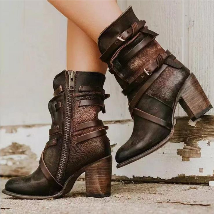 Levoire | Chic Bottes FR Femmes Rouge-Brun