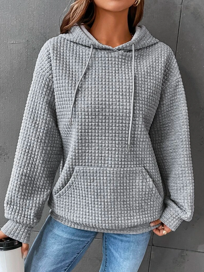 Levoire | Pull à capuche chaud pour femmes chaud Gris