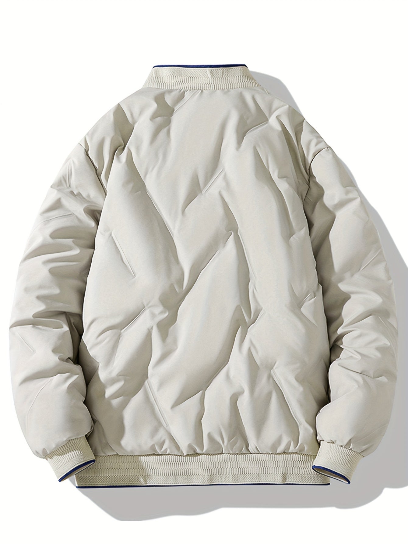 Levoire | Veste À Col Baseball À Manches Longues Avec Fermeture Éclair