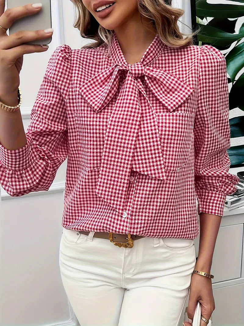 Levoire | Blouse En Coton Avec Nœud