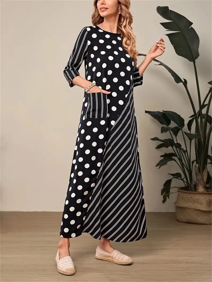 Levoire | Robe À Linéa A À Manches Longues Pour Le Printemps