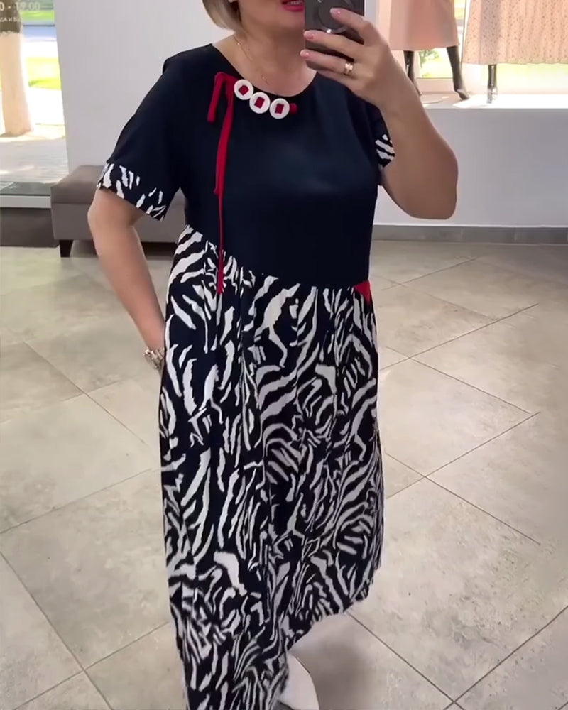 Levoire | Robe Patchwork Décontractée