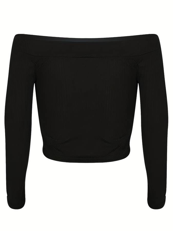 Levoire | Chemise À Manches Longues Décolletée Sur Les Épaules