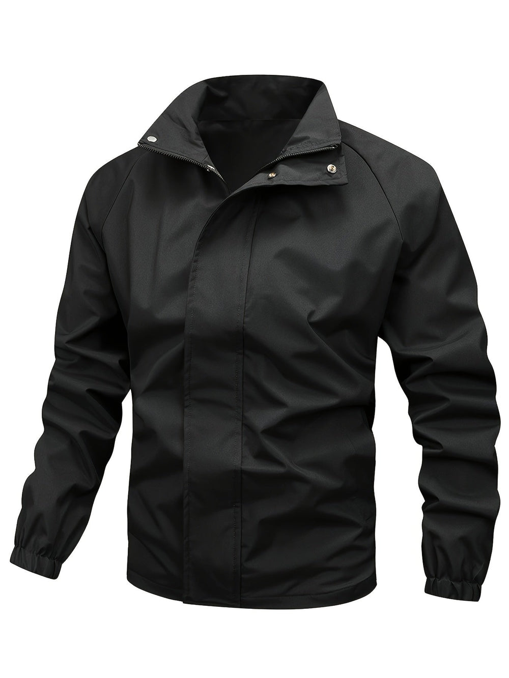 Levoire | Veste Homme Noire Avec Col Montant