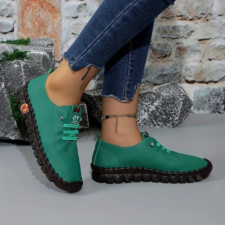 Levoire | Chaussures en cuir légères antidérapantes Vert