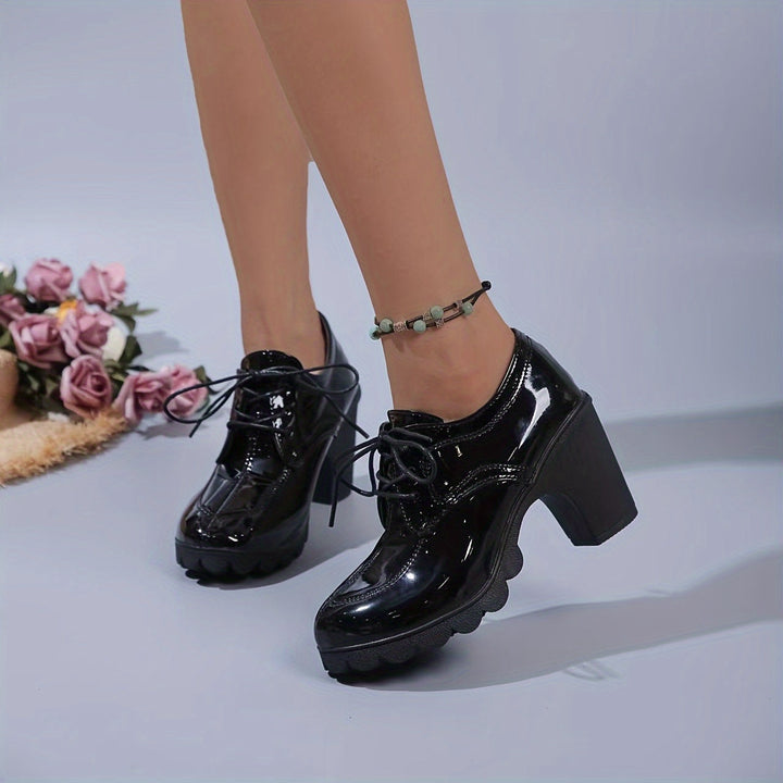 Levoire | Belles Chaussures Pour Femmes Avec Lacets Et Semelle Plateforme