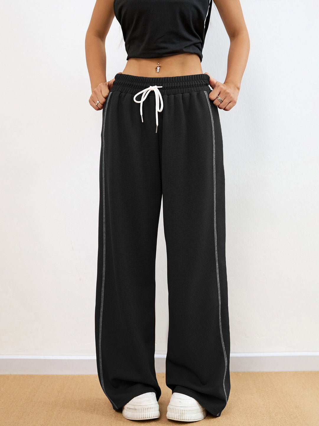 Levoire | Pantalon De Jogging À Motif Guimauve Pour Femmes En Couleur Unie