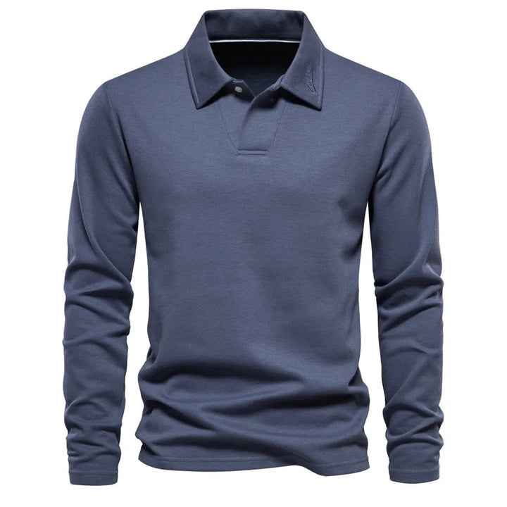 Levoire | Pull Polo Stylé Bleu