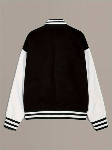 Levoire | Lettres De Loogikirjaimet Imprimé Bomber Jacket Pour Femmes Wendy