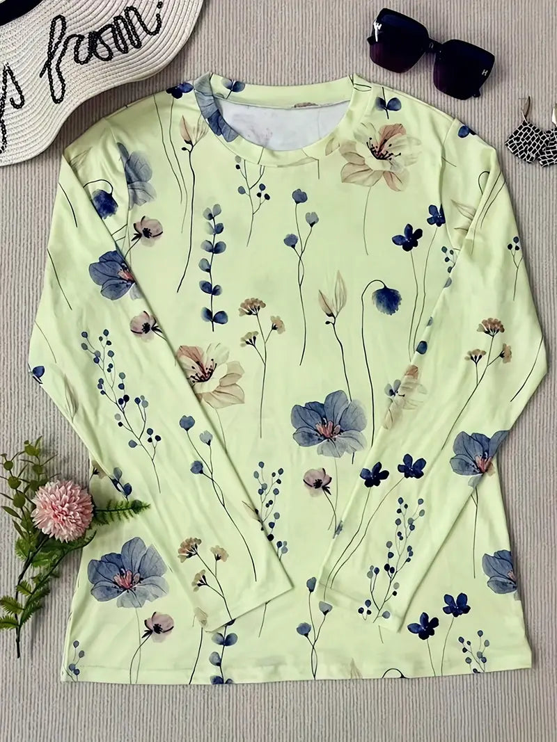Levoire | T-Shirt À Manches Longues Avec Imprimé Floral