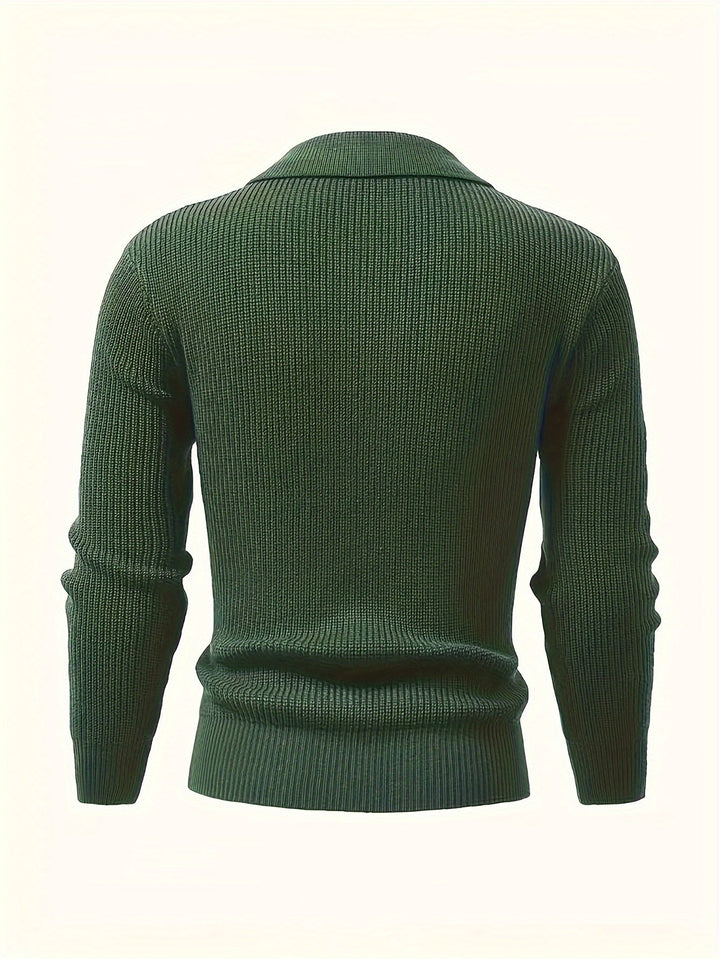 Levoire | Veste En Tricot Pour Homme Avec Détails Boutonnés