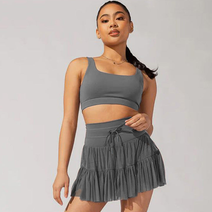 Levoire | Jupe Mini Taille Haute Avec Shorts De Sécurité