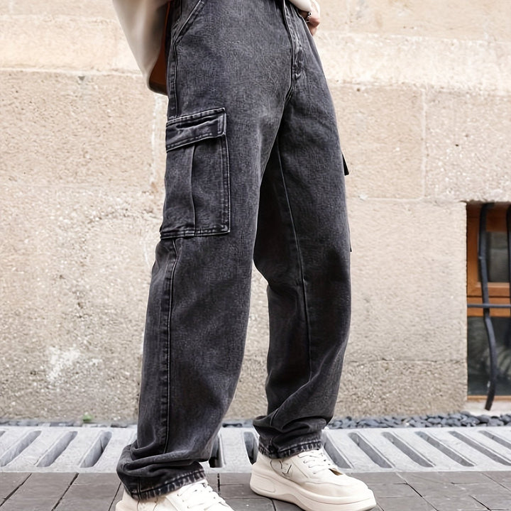 Levoire | Pantalons Baggy Avec Poches À Rabat