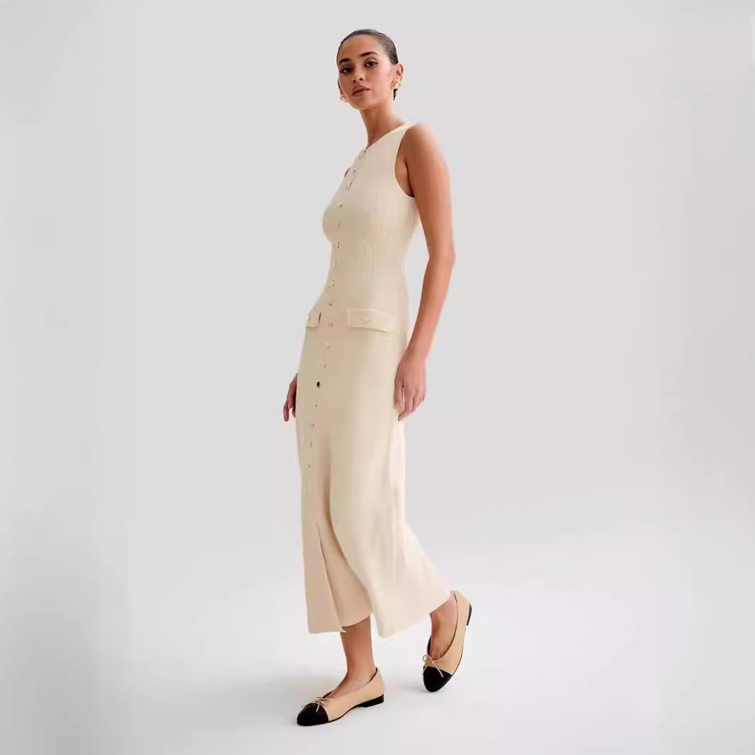 Levoire | Robe D'Été Élégante Avec Une Touche Féminine Blanc