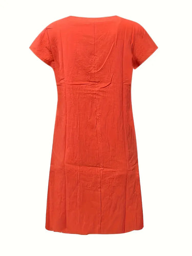 Levoire | Robe De Loisirs Avec Deux Poches Et Des Manches Courtes
