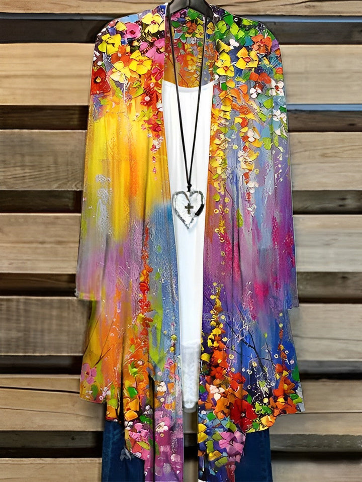 Levoire | Robe de femme décontractée avec peinture à l'huile 4