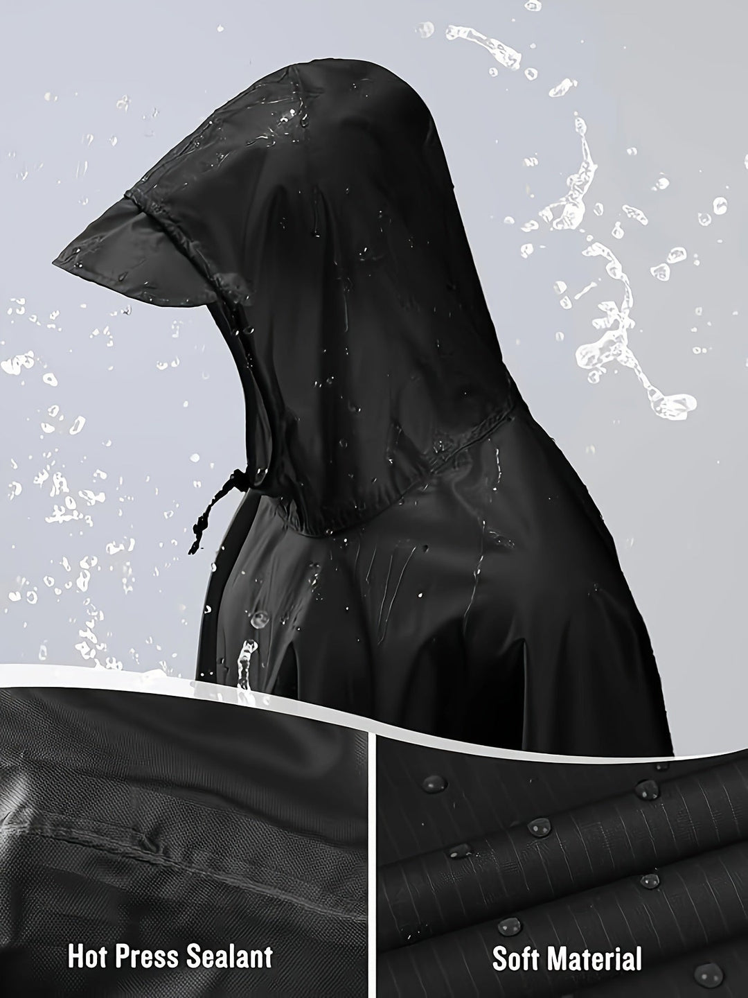 Levoire | Veste De Pluie Légère Imperméable Avec Capuche Et Poche