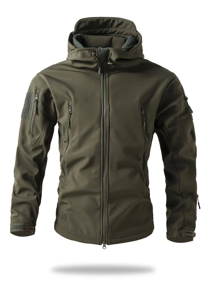 Levoire | Sweat capuche polaire manches longues Vert foncé